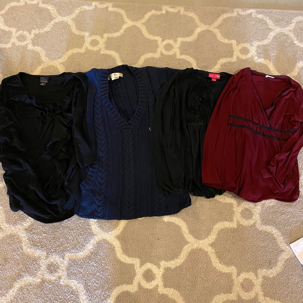Size small maternity tops